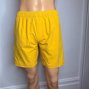 Oliver's All Over Zip Shorts 7" Inseam Wick/Stretch Men’s Size M In Gold